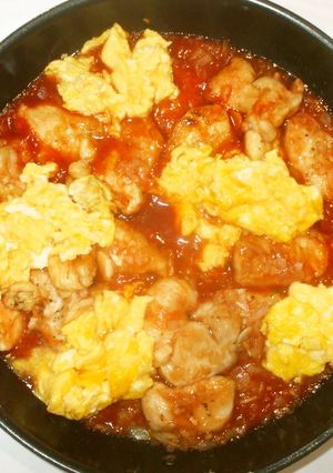 鶏玉チリ♪簡単漢方食養生-レシピのメイン写真
