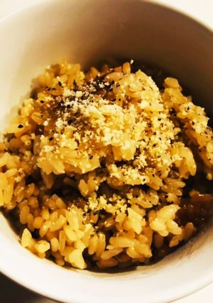 炊飯器で美味！もち麦入りバターライス-レシピのメイン写真