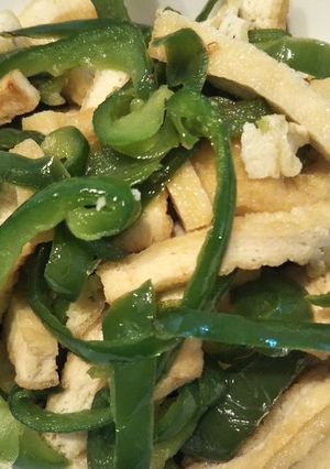 ピーマンと油揚げの中華風きんぴら-レシピのメイン写真