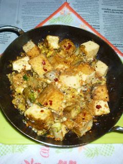 絹厚揚げ+白菜のオリーブオイル炒め炒り卵-レシピのメイン写真