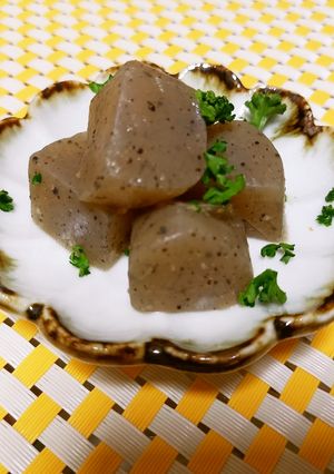 こんにゃくのガーリックバター炒め-レシピのメイン写真