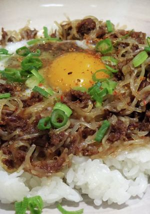 コーンビーフ、しらたき、すき焼き割り下…-レシピのメイン写真