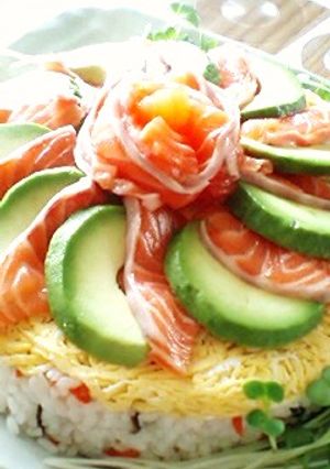 おもてなし★お寿司のケーキ-レシピのメイン写真