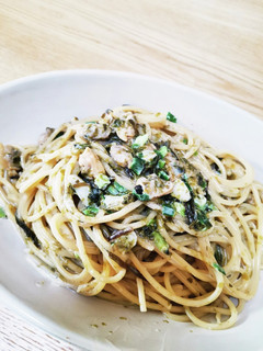 昆布と海苔の濃厚あさりクリームパスタ-レシピのメイン写真