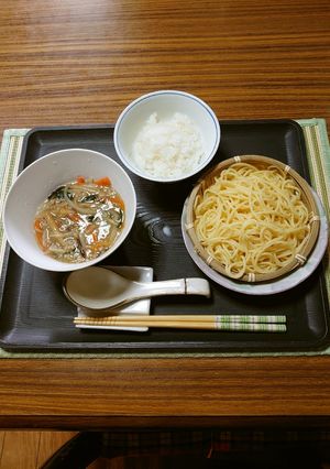 ヨウサマの減塩サンマーつけ麺-レシピのメイン写真