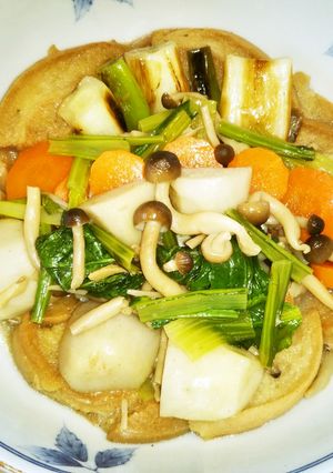 $コク旨☆車麩と野菜の炒め煮$-レシピのメイン写真