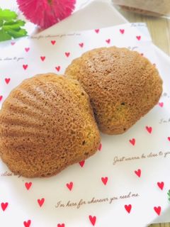 こだわり抹茶のしっとりマドレーヌ♬-レシピのメイン写真