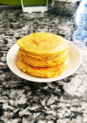 [手づかみ離乳食]オートミールパンケーキ-レシピのメイン写真