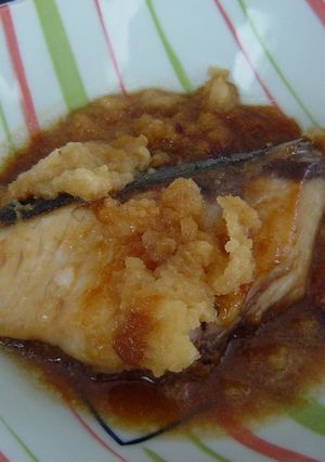 ぶりのバター照り焼き☆おろしがけ-レシピのメイン写真