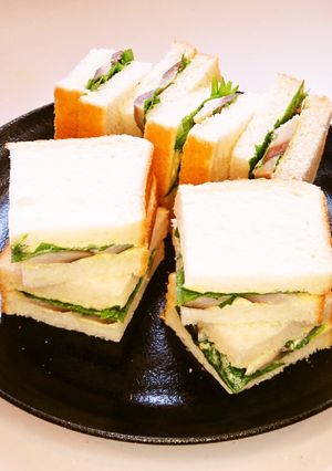 ☺おつまみにオススメ☆簡単しめ鯖サンド☺-レシピのメイン写真