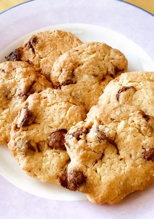 ココナッツ風味のアーモンドチョコクッキー-レシピのメイン写真