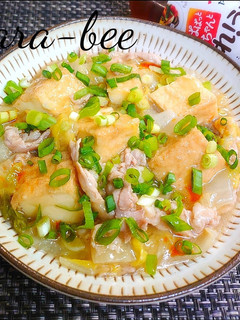これうま中華♪絹揚げと白菜の簡単とろみ煮-レシピのメイン写真