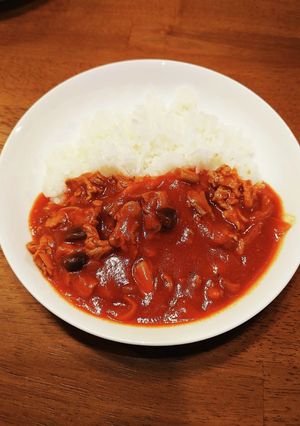 ルーなしトマトジュースでハヤシライス-レシピのメイン写真