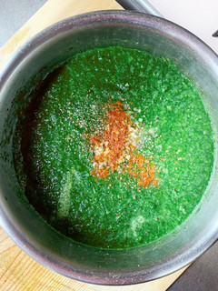 簡単ホウレンソウカレー-レシピのメイン写真