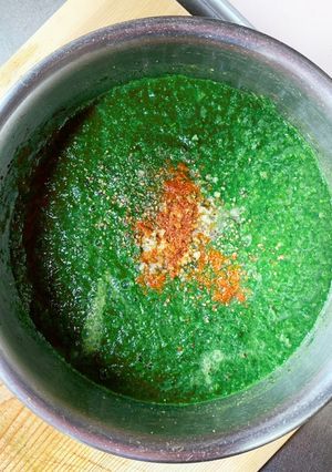 簡単ホウレンソウカレー-レシピのメイン写真