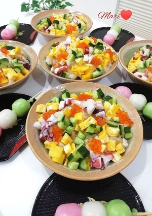 2021☆ちらし寿司の素で♪ちらし寿司-レシピのメイン写真