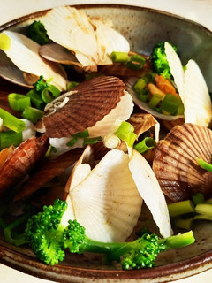 ホタテ稚貝 簡単酒蒸し 春の味-レシピのメイン写真
