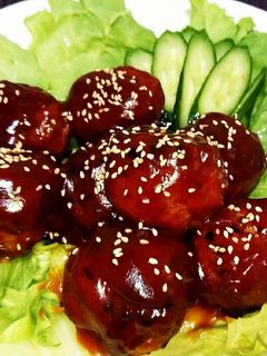 超簡単!本格的!肉団子の甘酢!!-レシピのメイン写真