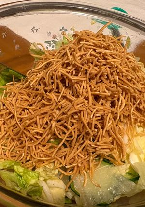 塩焼きそばの粉再利用のパリパリサラダ-レシピのメイン写真