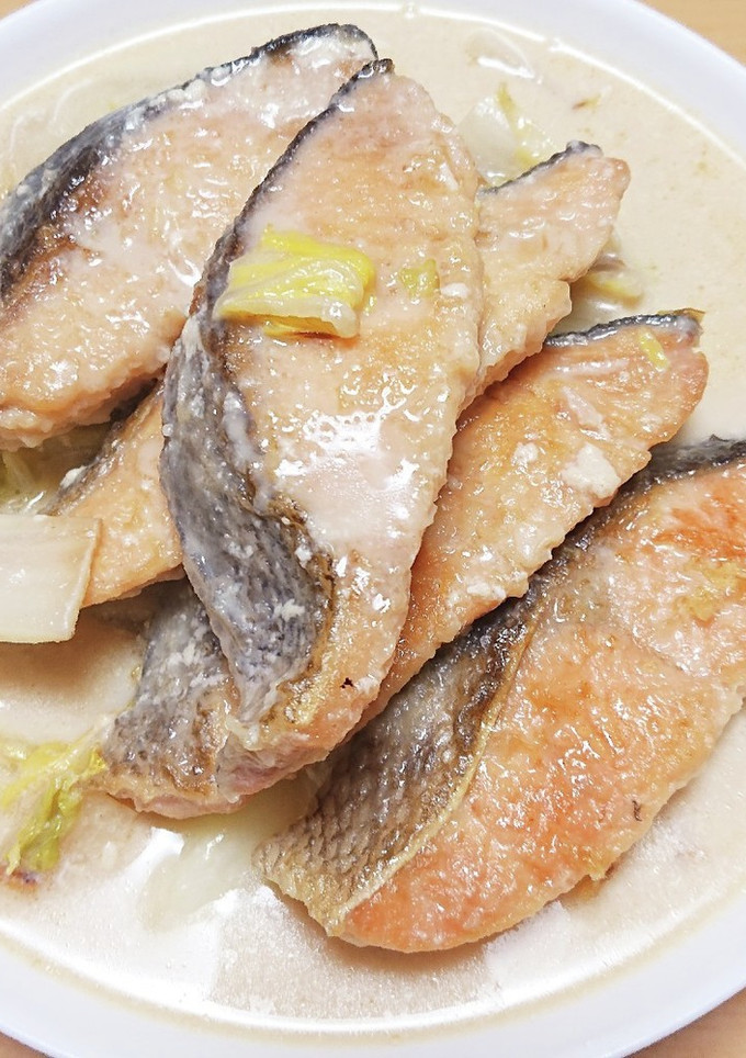 鮭と白菜のクリーム煮-レシピのメイン写真