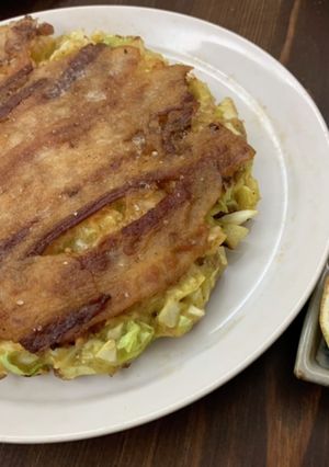 香りを楽しむ「ライ麦粉のお好み焼き」-レシピのメイン写真