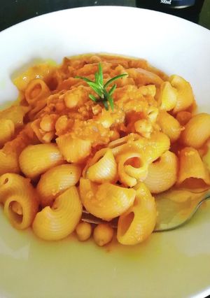 パスタとひよこ豆-レシピのメイン写真