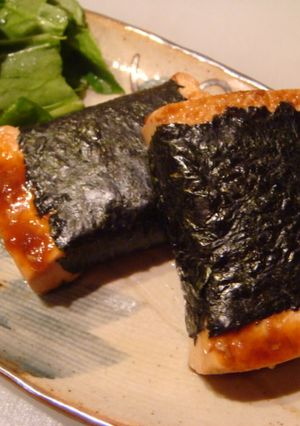 磯部風お豆腐巻き♪(ΦωΦ)-レシピのメイン写真