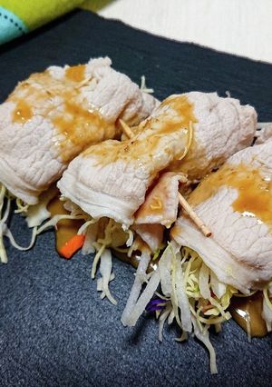 弁当に！ヘルシーひとくち冷しゃぶサラダ-レシピのメイン写真