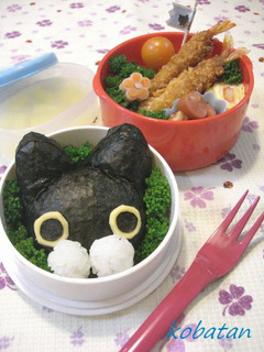くつ下にゃんこのお弁当(キャラ弁)-レシピのメイン写真