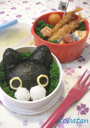 くつ下にゃんこのお弁当（キャラ弁）-レシピのメイン写真