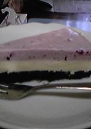 ブルーベリーのレアチーズケーキ-レシピのメイン写真