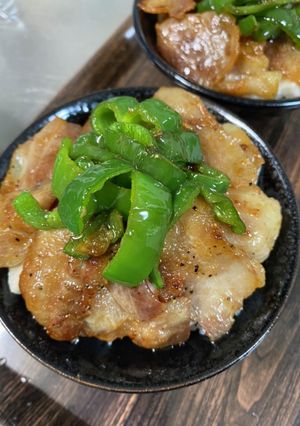 市販のステーキしょうゆで豚丼♪豚バラで！-レシピのメイン写真