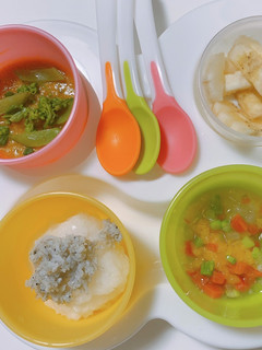 離乳食中期 から 離乳食後期 1食の献立-レシピのメイン写真