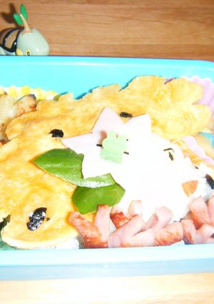 ★キャラ弁★シェイミ弁当-レシピのメイン写真