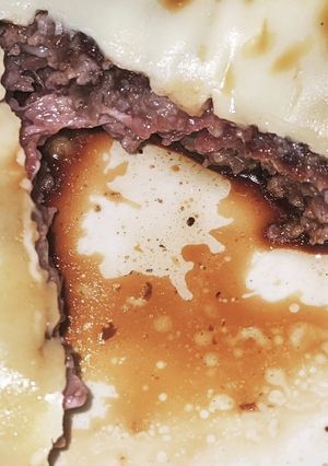 絶品!ワサビ醤油ビーフチーズハンバーグ-レシピのメイン写真