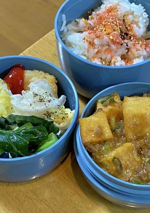定番厚揚げマーボー豆腐　タロの弁当105-レシピのメイン写真