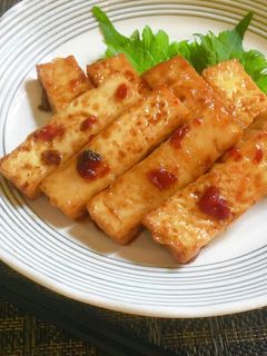 *厚揚げの梅照り焼き*-レシピのメイン写真
