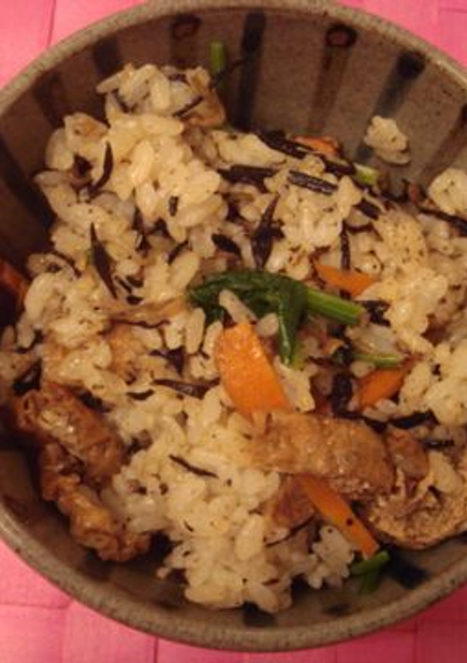 ★簡単炊き込みご飯風ひじき混ぜご飯★-レシピのメイン写真