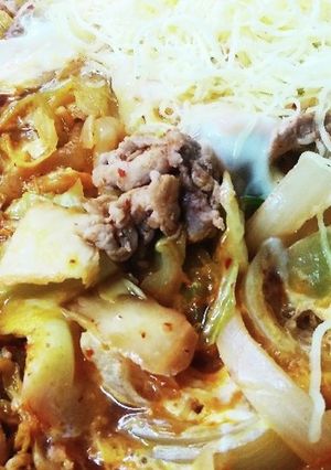 ぶっこみ☆豚キムチ丼♪-レシピのメイン写真