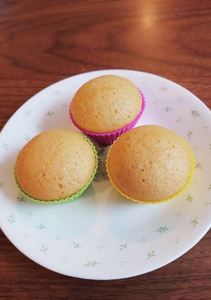 きな粉とたまごの蒸しパン(離乳食後期)-レシピのメイン写真