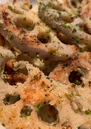 れんこんの磯辺揚げ焼き☆-レシピのメイン写真