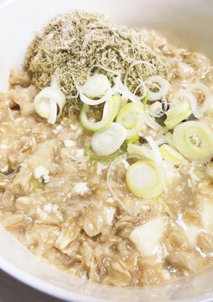 塩昆布とお豆腐のオートミール-レシピのメイン写真