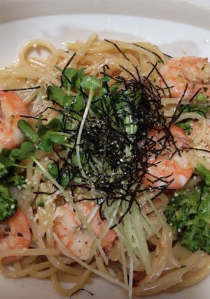 海老とブロッコリーのクリームパスタ♪-レシピのメイン写真