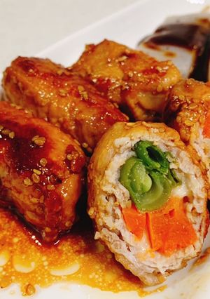 焼肉のタレで簡単★チーズ肉巻き★おかず-レシピのメイン写真