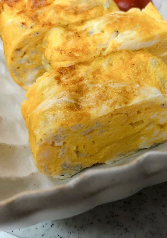 しらすの卵焼き＊甘い卵焼き-レシピのメイン写真