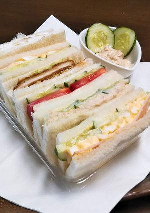 簡単♪カツサンド(市販)-レシピのメイン写真