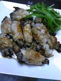 舞茸と針しょうがの豚肉巻き-レシピのメイン写真
