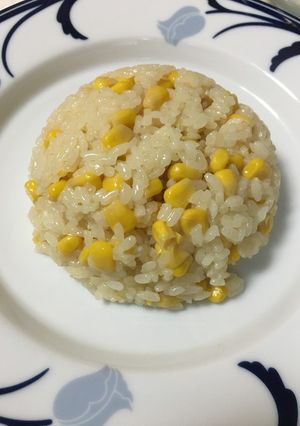 非常時に、ビールで炊くコーンご飯-レシピのメイン写真