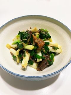 わけぎのサバ缶炒め-レシピのメイン写真