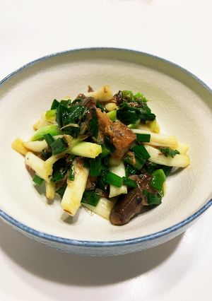 わけぎのサバ缶炒め-レシピのメイン写真